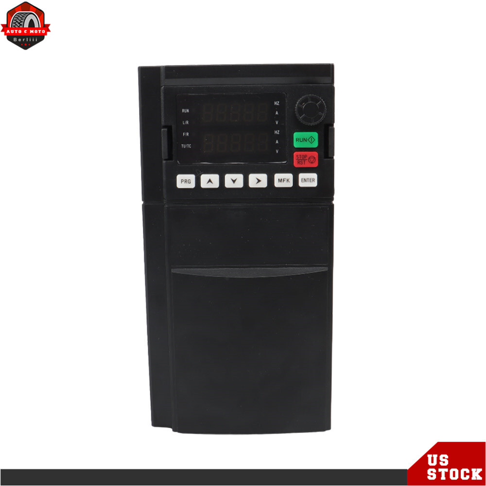 5.5kW Variable Frequency Drive VFD 1 or 3 Phase input 0-400HZ 7.5HP 220V 25A