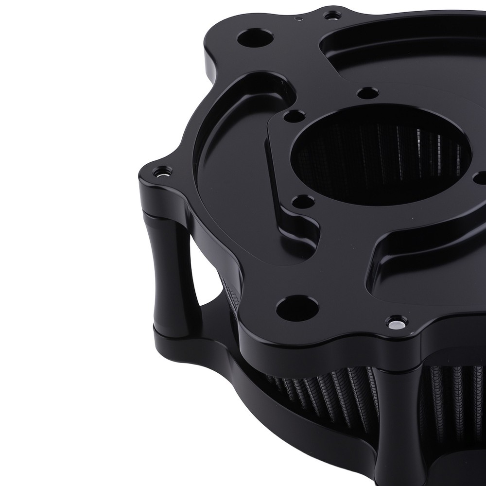 High Flow Air Filter Kit for Harley Davidson Touring 2000-2007 Black
