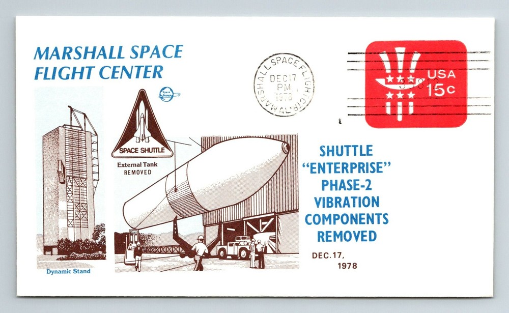 1978 Shuttle Enterprise - Phase 2 Vibration Components Removed - F1025