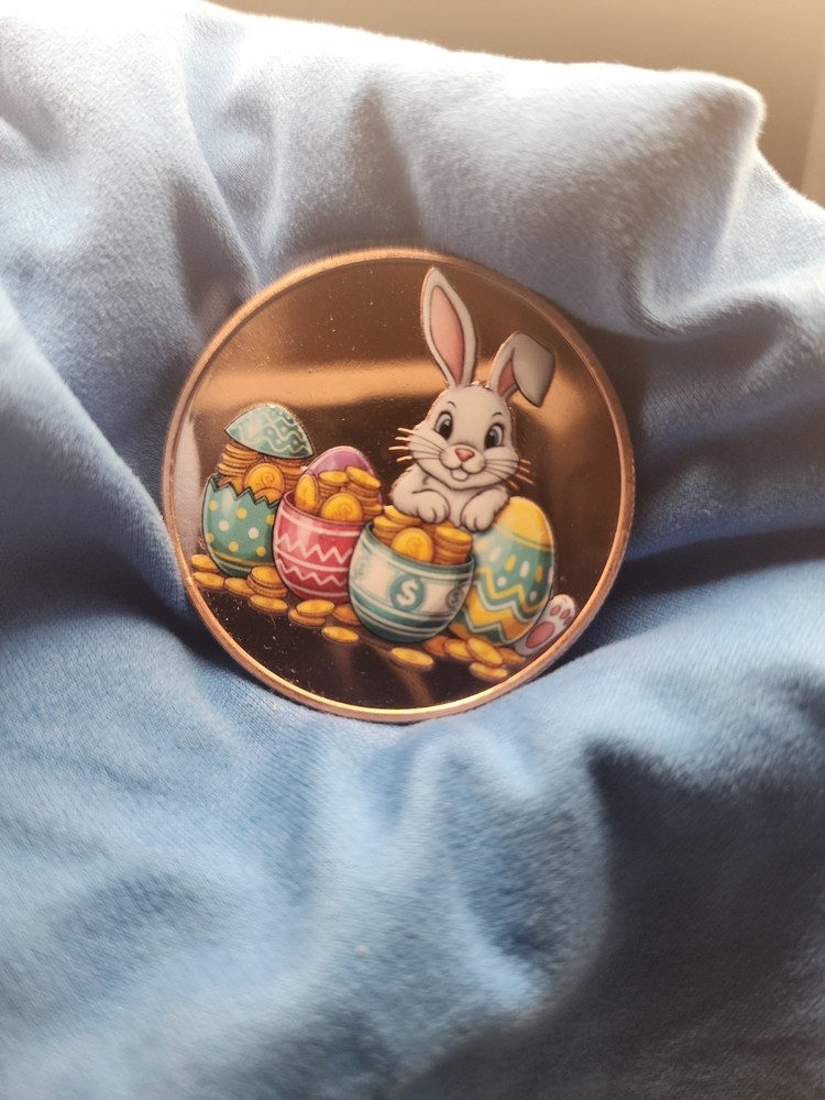 Easter Treasure Hunt 1 oz Proof Colorized Copper