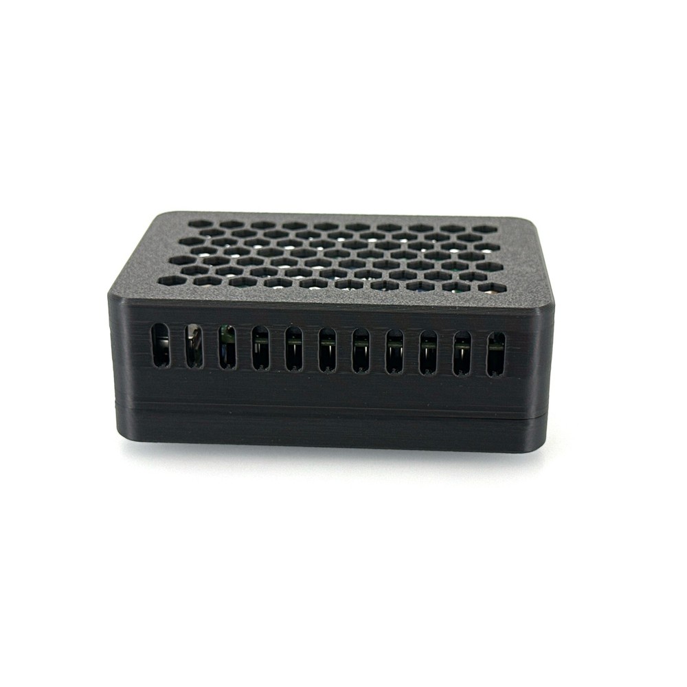 Raspberry Pi 5 Case for Official Raspberry Pi M.2 Hat+, Custom 3D-Printed