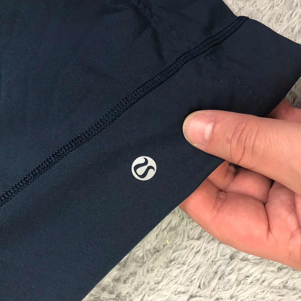 Lululemon Shorts Mens M Navy 10" Drawstring Performance Running Gym Training