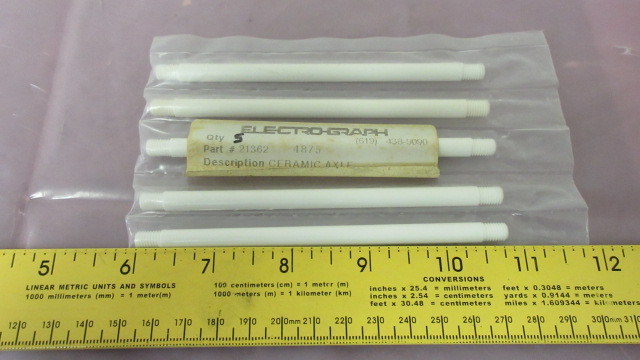 5 Electro-Graph 21362 4875, Ceramic Axle. 329095