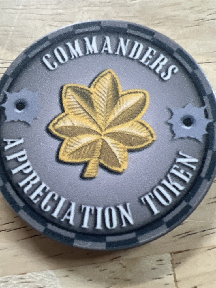 U.S. Military commanders appreciation token. Name “Hartman”