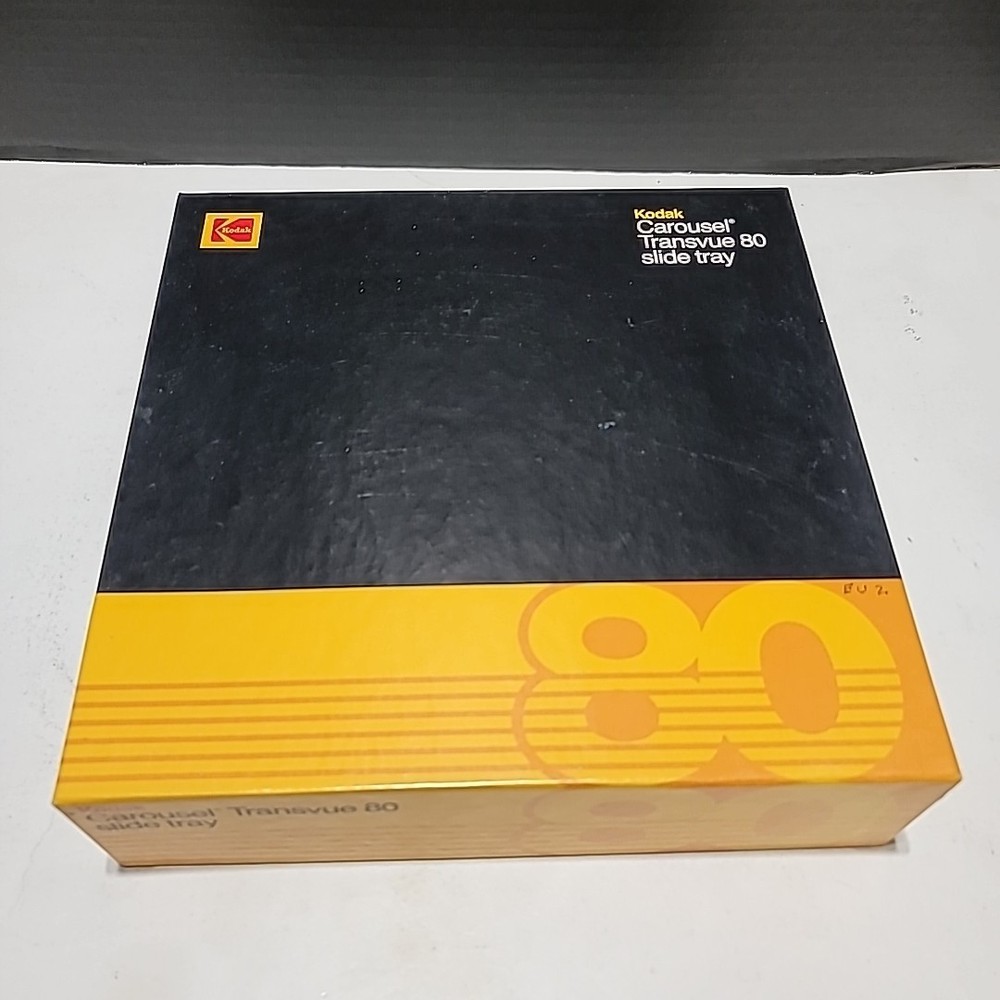 KODAK Transvue 80 Slide Tray Carousel Complete with Box