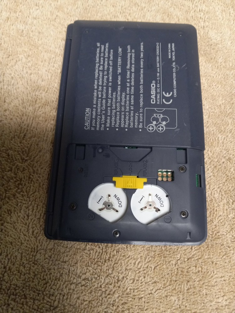 Casio Digital Diary SF-3905A 128KB with Backlight Display Tested Working