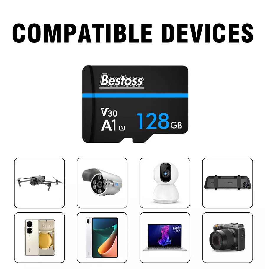 2pics 32GB Micro SDXC TF Flash Memory Card Class 10