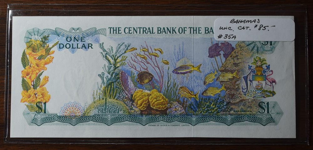 Bahamas $1 - UNC - CAT $85