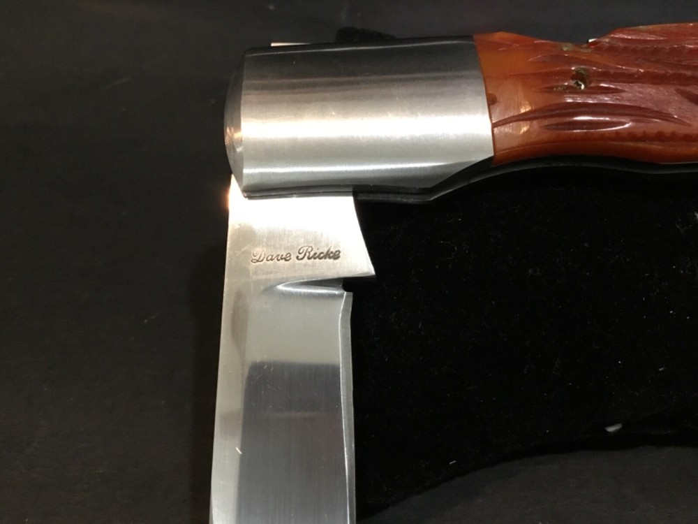 Custom Dave Ricke Lockback like Slipjoint Folder knife