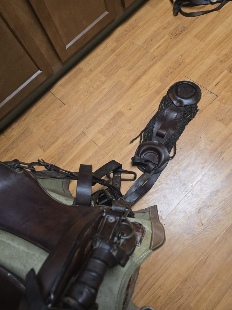 US Cavalry M1904 McClellan Saddle Marked JCH,LEW