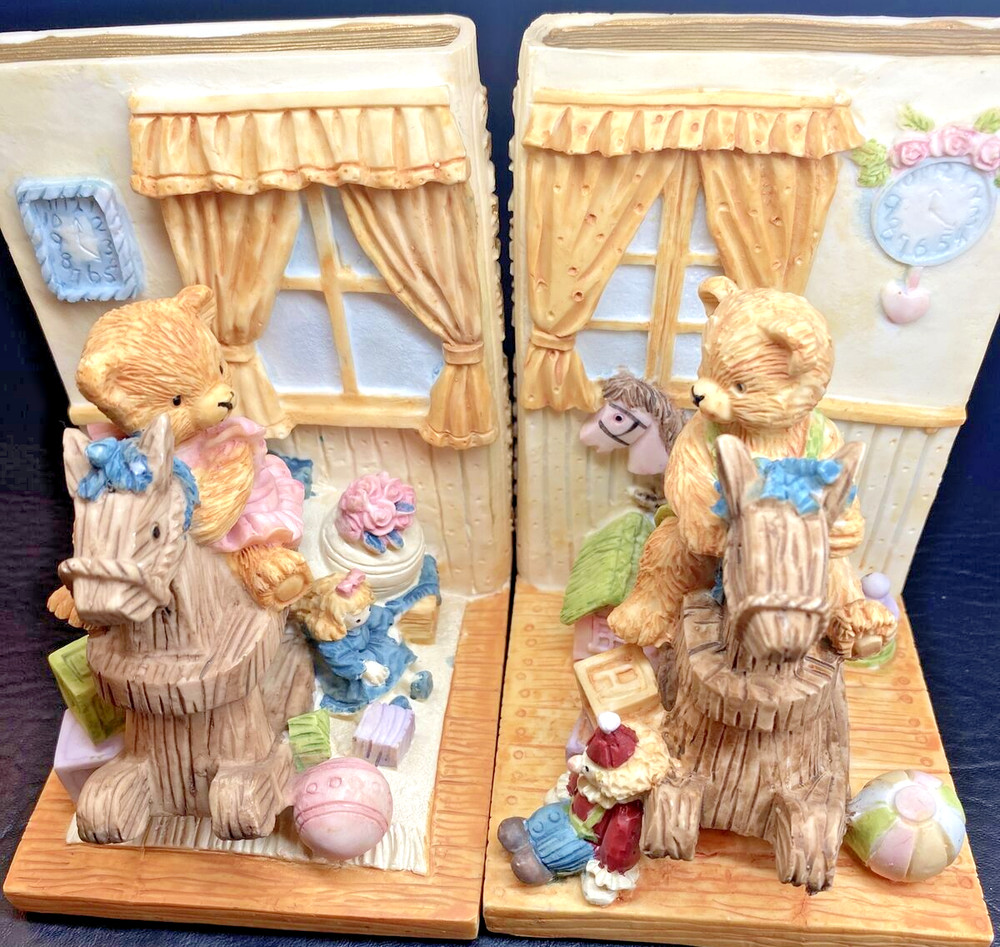 Playtime Teddies Book Ends