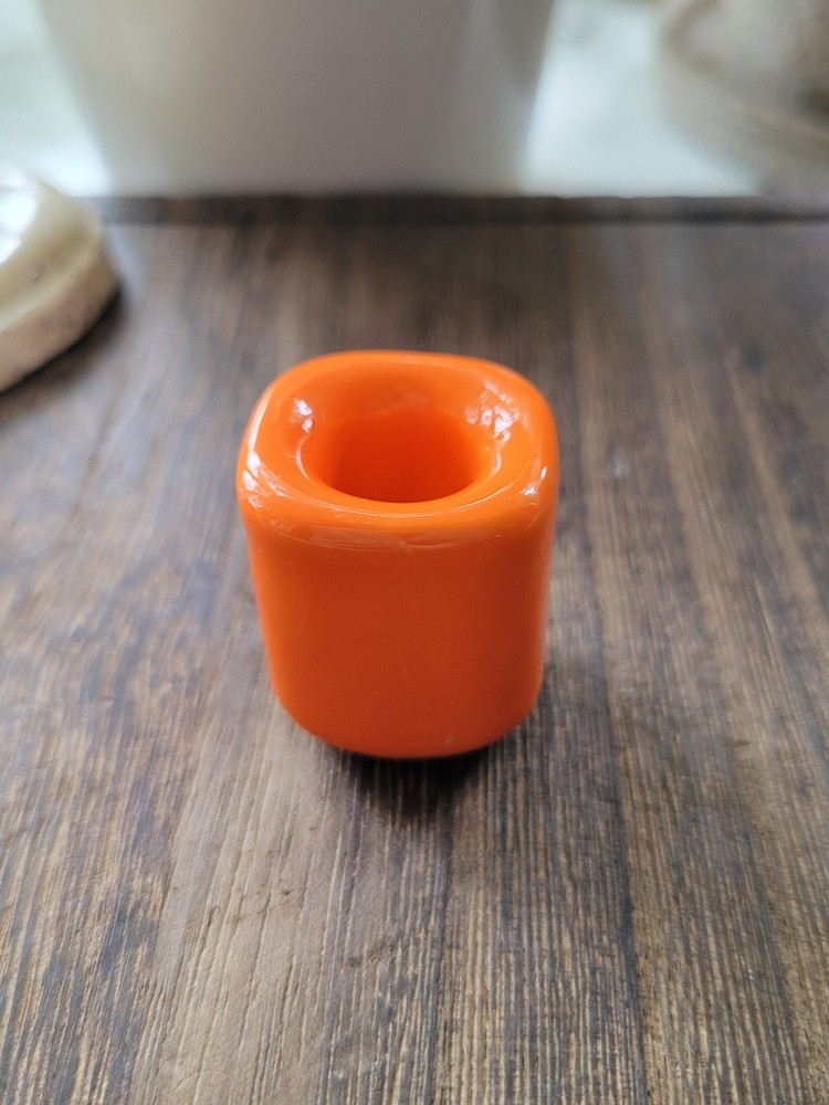Handmade ceramic different color chime holders, candle holders