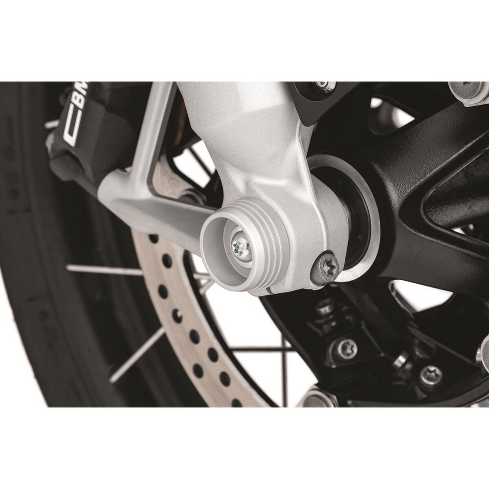 Kuryakyn Silver Lodestar Front Axle Sliders - 3807