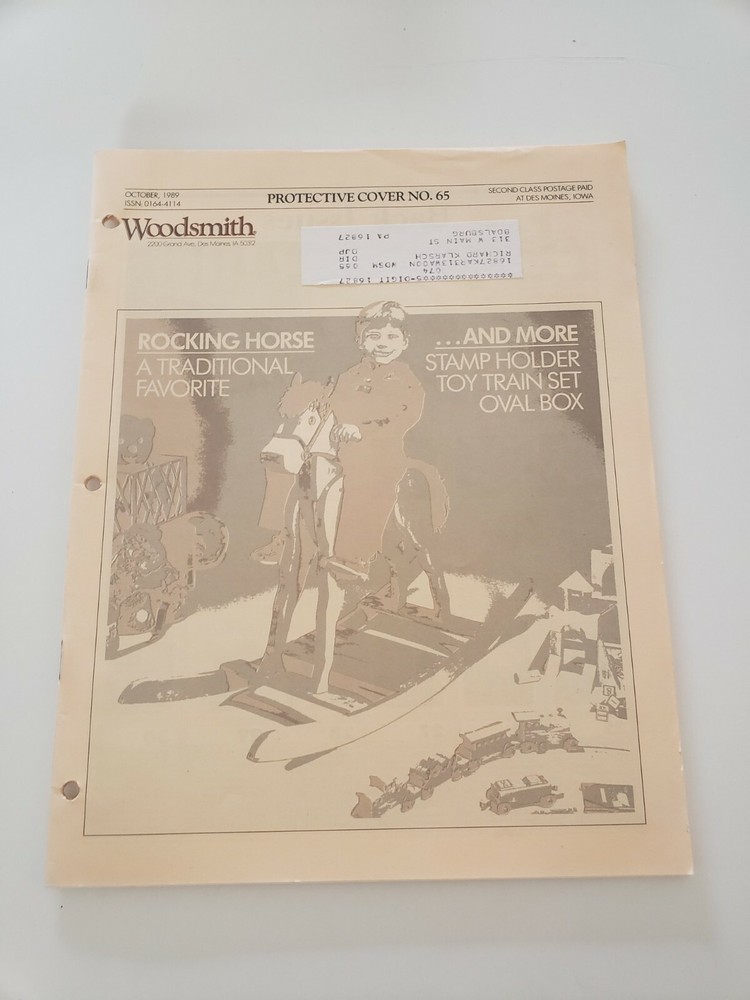 Woodsmith Magazine October 1989