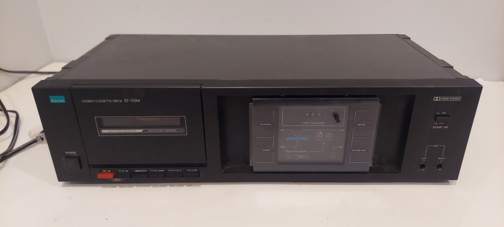 SANSUI D-55M Stereo Cassette Deck Needs Belts