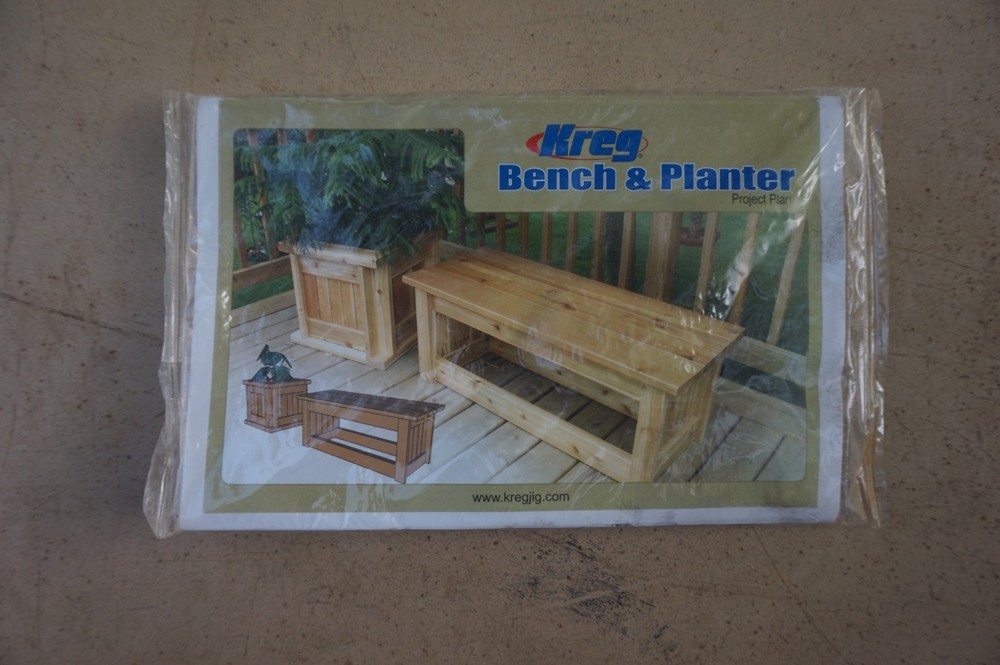 Kreg Bench & Planter Project Plans!!