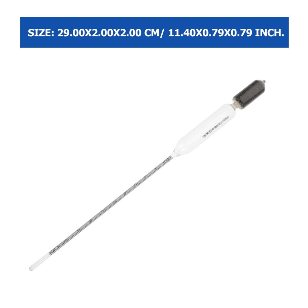Hydroponic Water Tester Temperature Meter Triple Scale Hydrometer