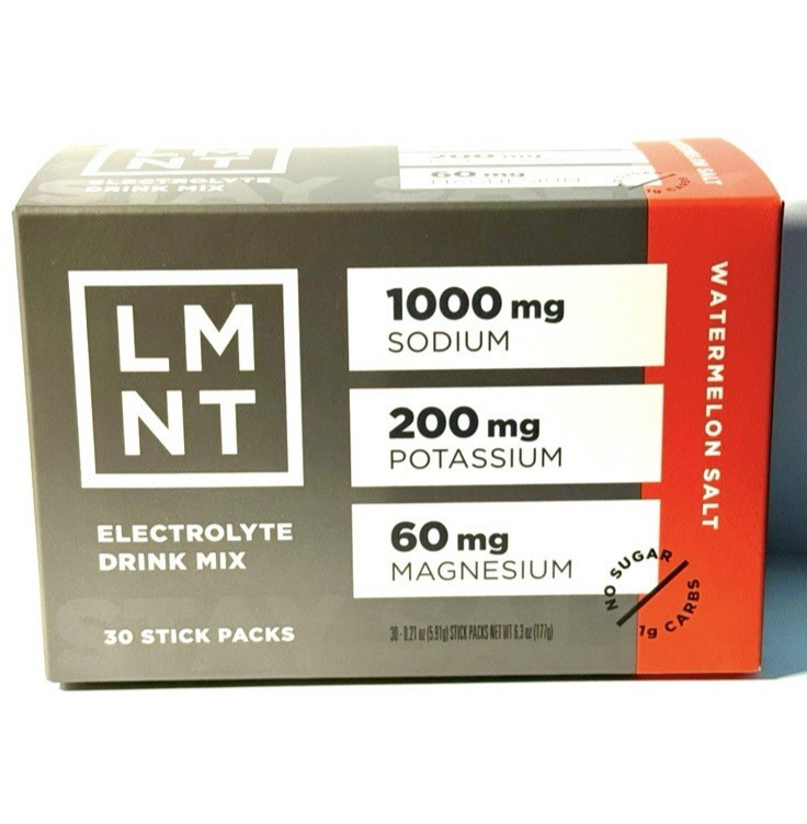 LMNT Electrolytes: 30-Pack Sampler | Watermelon | Raspberry | Citrus | Free Ship
