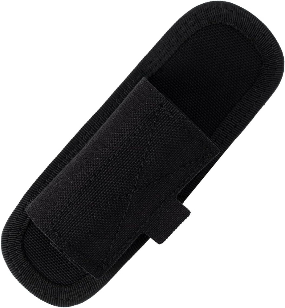 Compact Tactical Flashlight Holster Duty Belt Flash Light Pouch MOLLE Vest Backp