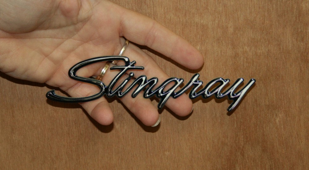 Corvette C3 Stingray Script Flat Steel Sign