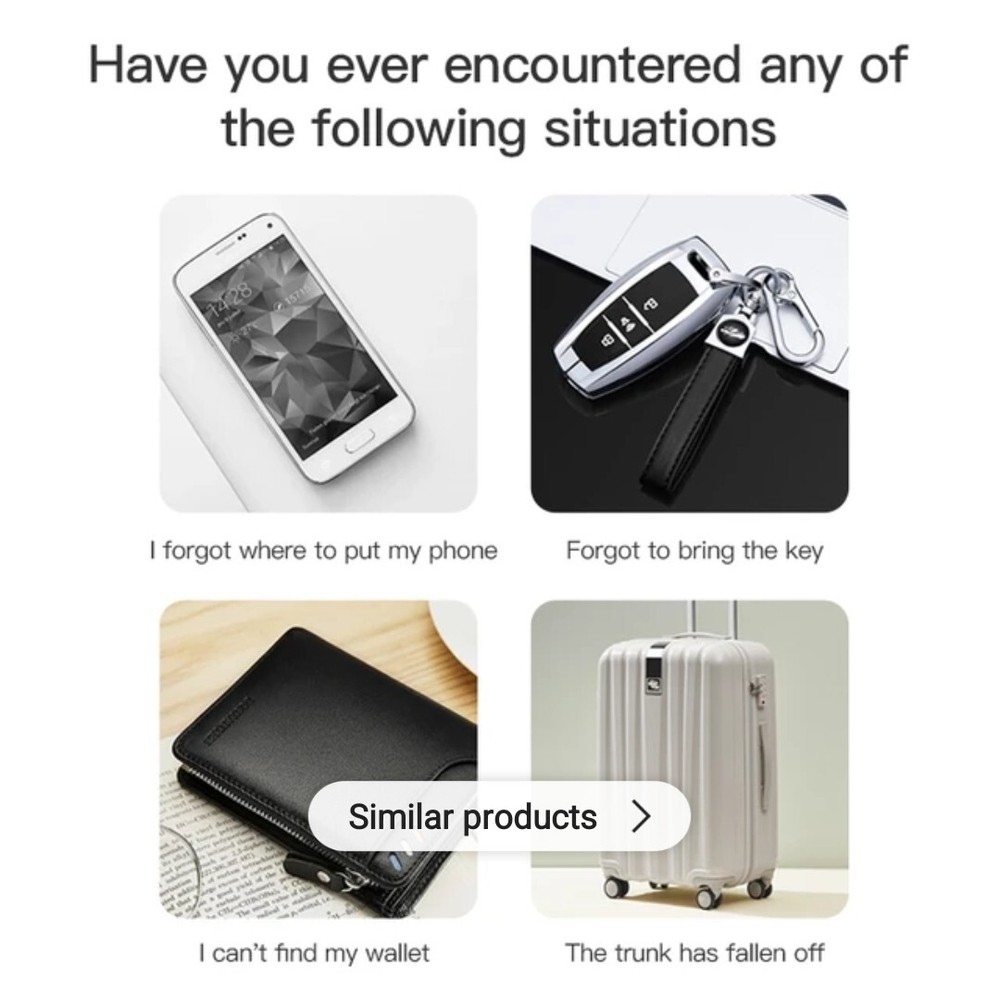 Tuya Smart Tracker Compatible With iOS Bluetooth Mini GPS