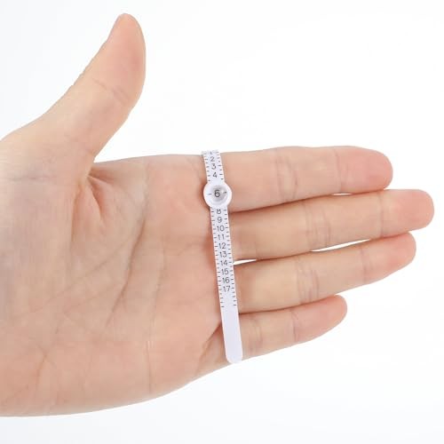 Guduling 2pcs Ring and Bracelet Sizer Measuring Tool, Adjustable Wrist