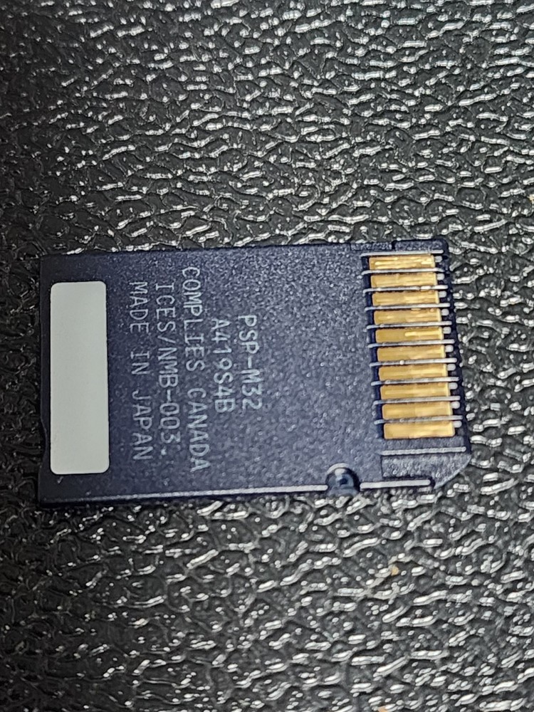 Memory Stick Duo PSP Memory Card 32MB Formatted & Tested