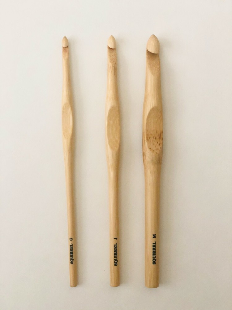 Squirrel 6" Long Premium Standard Crochet Hook