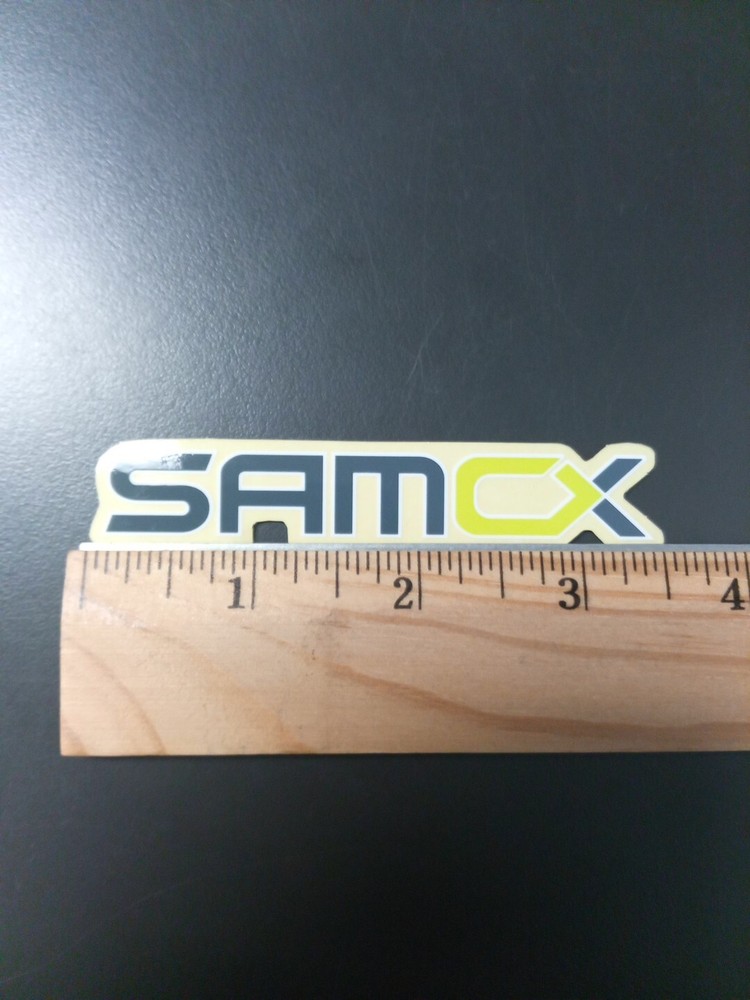 3.5" Samox Decal/Sticker Gray/Green/White