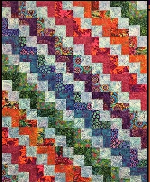 Firelight Quilt Pattern-A Fat Quarter Quilt