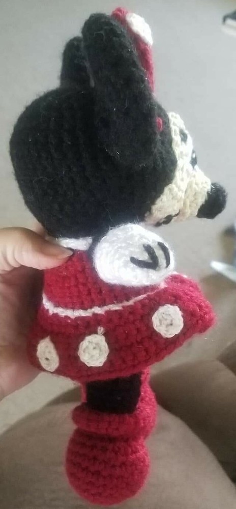Crocheted Minnie Mouse, Made To Order