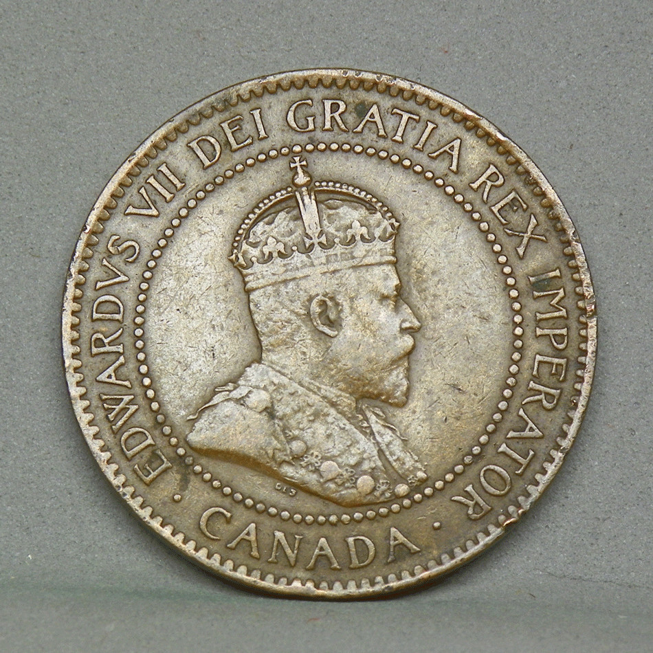 CANADA 1907 LARGE CENT, Very Fine