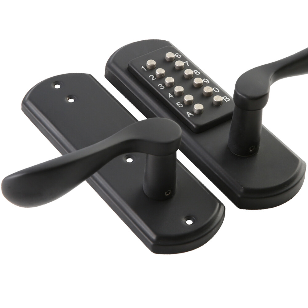 Door Lock Keyless Keypad Entry Mechanical Combination Code Lock High Security