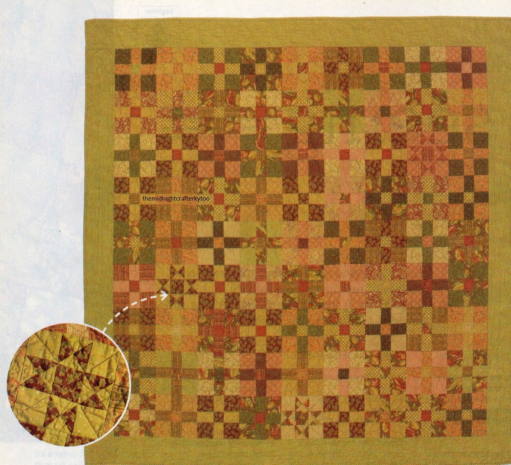 Seeing Stars Quilt Pattern Pieced GK