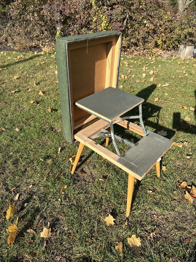 Mid Century Ottoman/ Stepstool Table COR Model