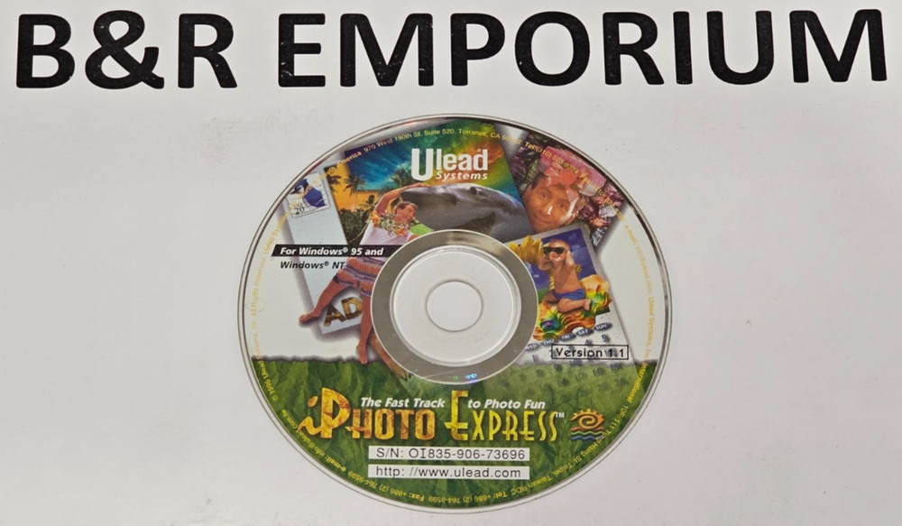 Ulead Systems Photo Express - (1996 Ulead Systems) - Used CD-ROM