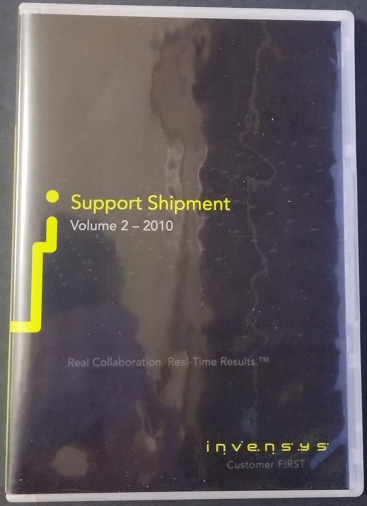 Invensys Customer First Support Shipment Vol 2 2010 Wonderware No activation!