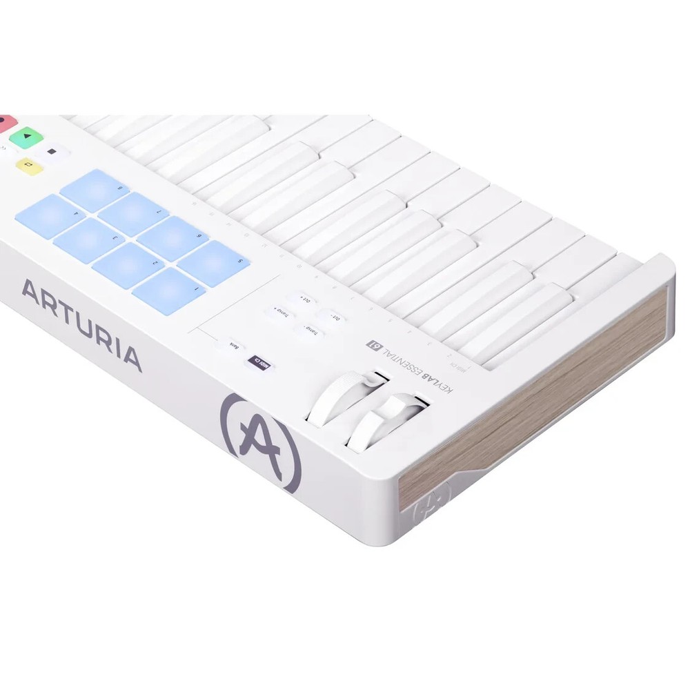 Arturia KeyLab Essential 61 mk3 61-Note MIDI Keyboard Controller, White
