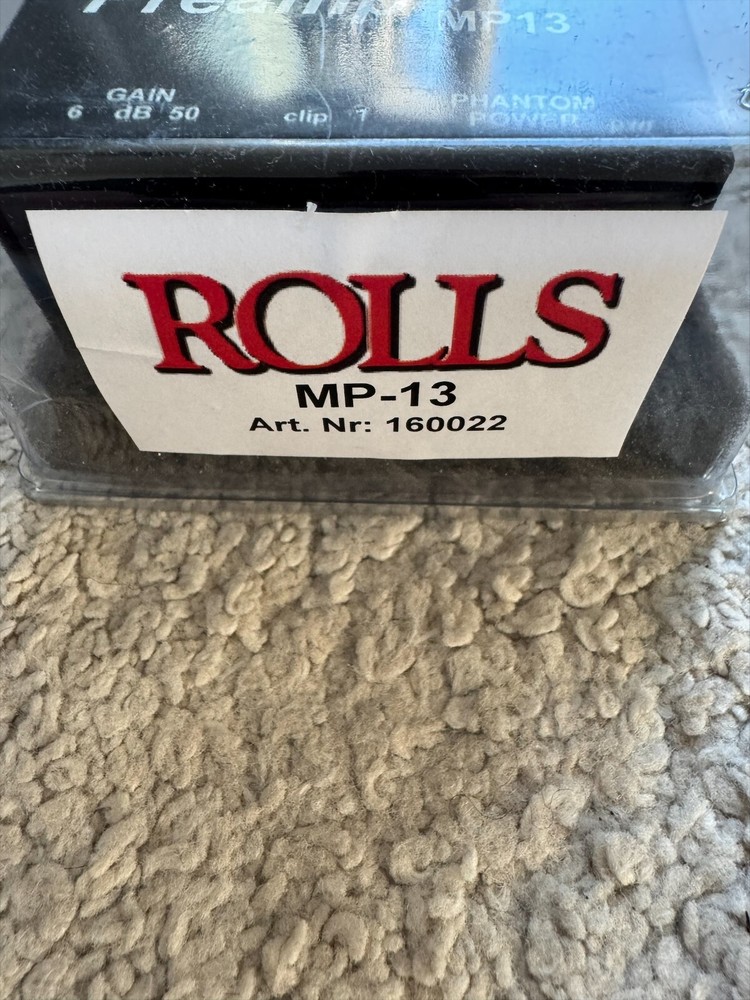 Rolls MP13 Mini-Mic PREAMP Microphone Preamp