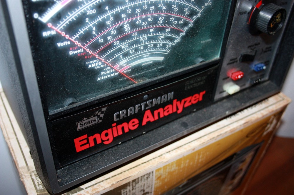 Sears Craftsman Solid State Engine Analyzer with Cables