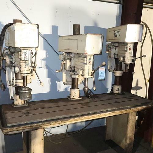 20" POWERMATIC "1200" THREE-SPINDLE MULTIPLE SPINDLE DRILL - #29552