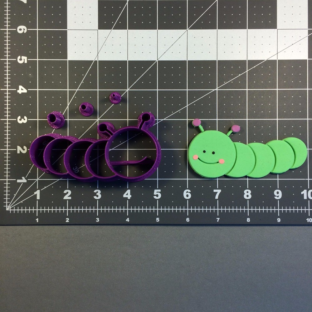 Caterpillar 100 Cookie Cutter Set