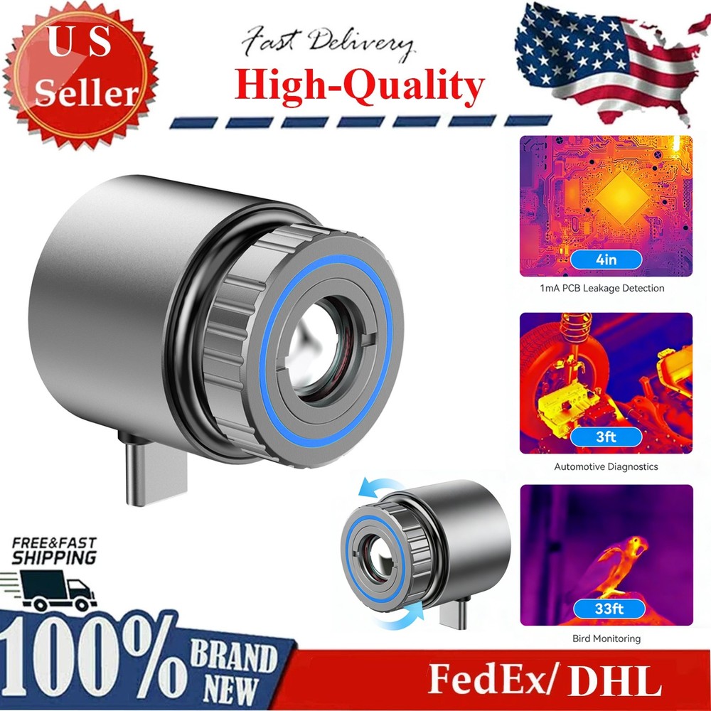 GTGUARD ClearView C210 Mini Portable Mobile Thermal Camera Imaging For Android