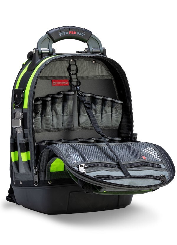 Veto Pro Pac Tech Pac Hi-Viz Yellow Large Tool Backpack