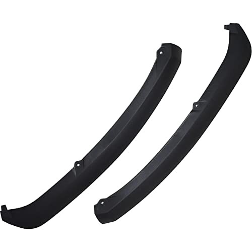 2-Pack Front Bumper Lower Trim Panel Black Plastic Left Right Replacement for