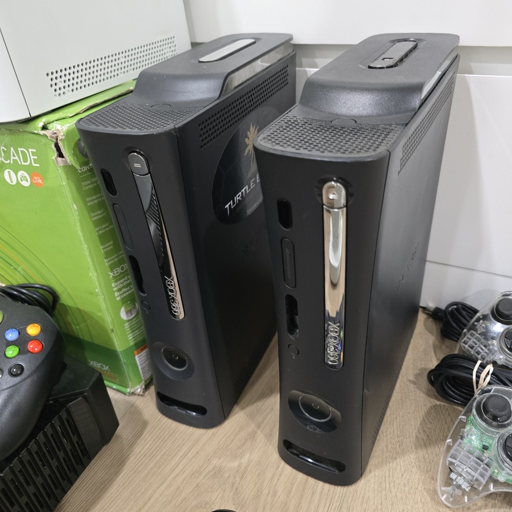 Massive XBOX Bundle - 4 Console + 13 Controllers & More [SOME TESTED / SOME...