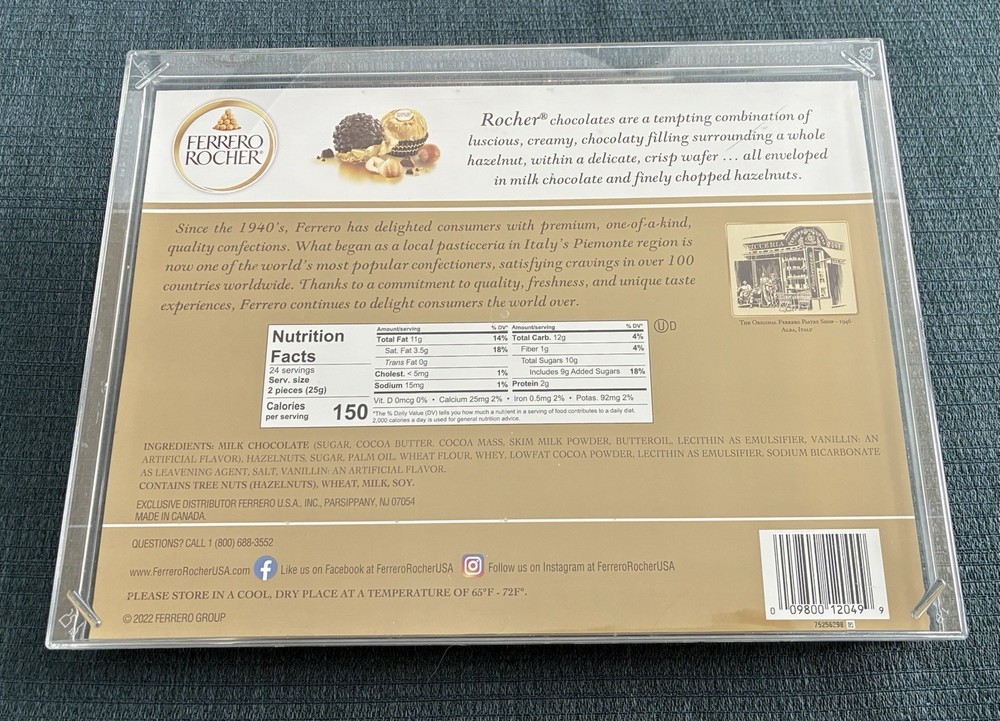 EMPTY Ferrero Rocher Box~48 holes~Plastic Container Storage Crafting Insert