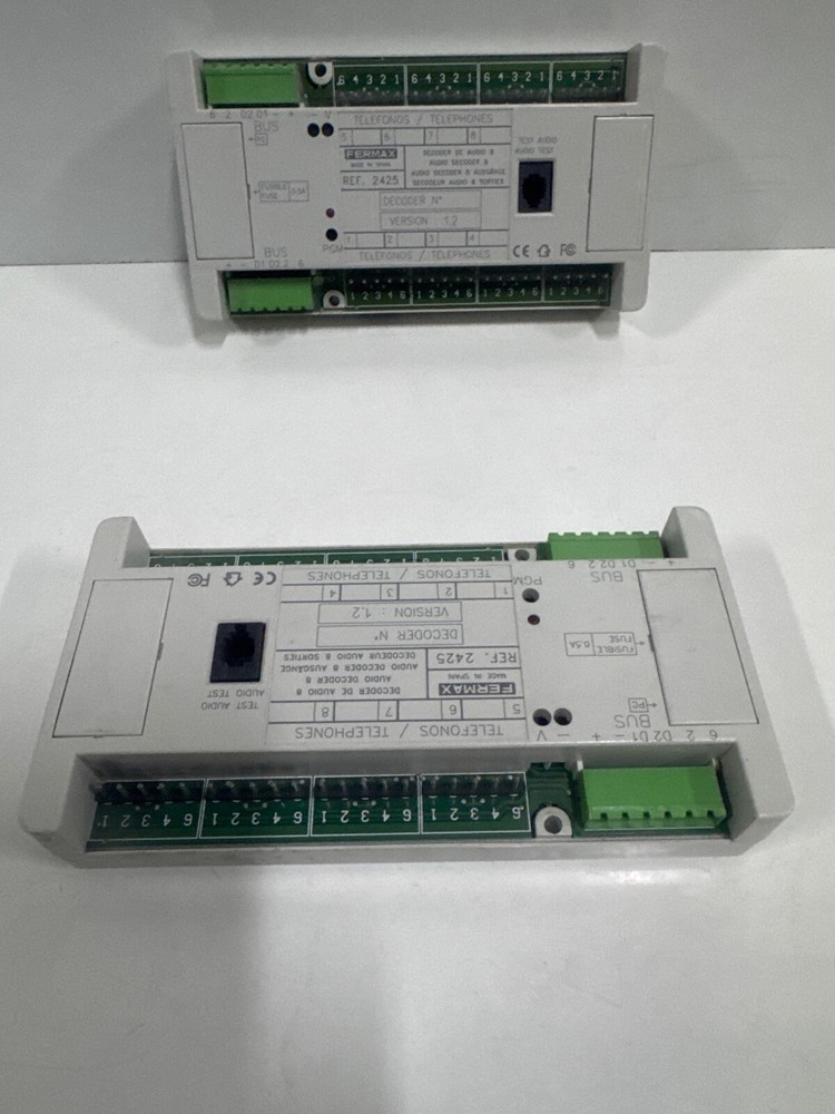 LOT OF 2 PCs FERMAX 2425 AUDIO DECODER