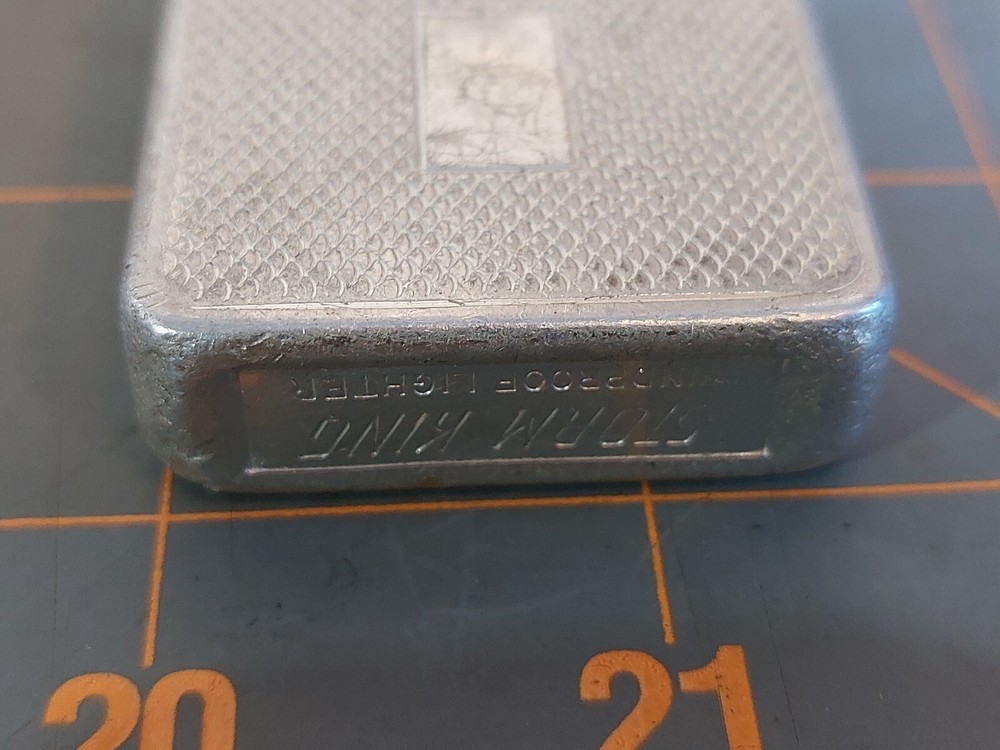 WWII Storm King Windproof Lighter Cross Pattern