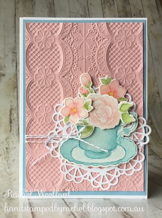 Stampin Up LACE 3D Embossing Folder NEW